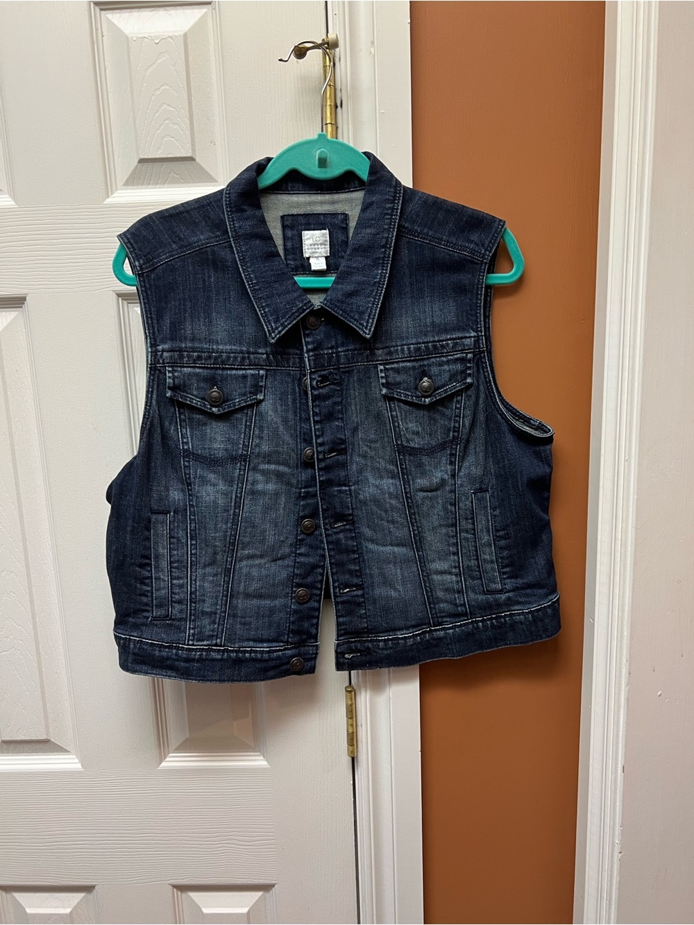 LC Lauren Conrad Dark Indigo Denim Jacket